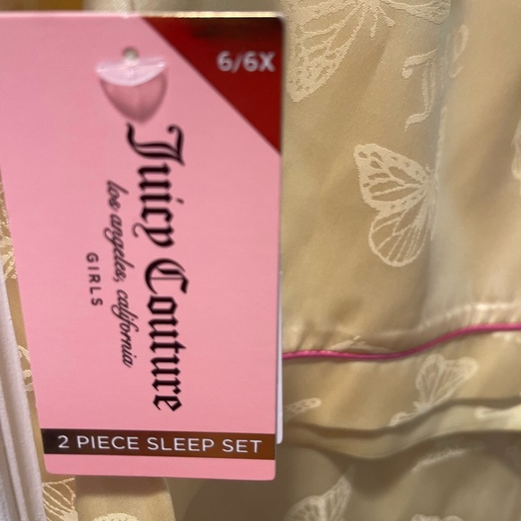 Juicy Couture Light Yellow Butterfly Print Top - Picture 6 of 6